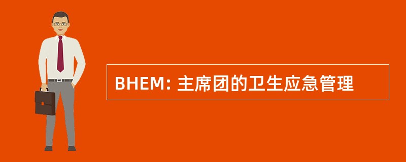 BHEM: 主席团的卫生应急管理