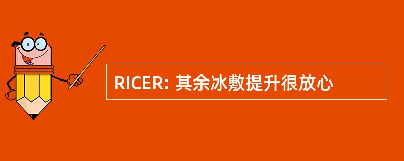 RICER: 其余冰敷提升很放心