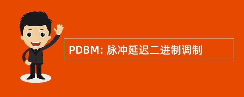 PDBM: 脉冲延迟二进制调制