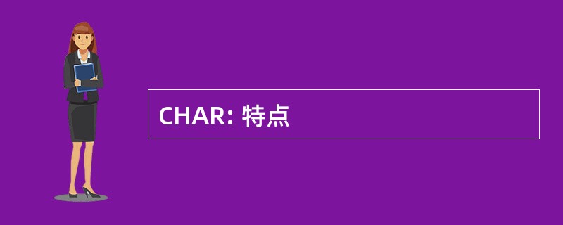 CHAR: 特点