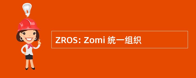 ZROS: Zomi 统一组织