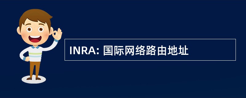 INRA: 国际网络路由地址