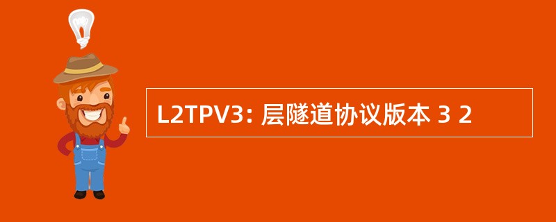 L2TPV3: 层隧道协议版本 3 2