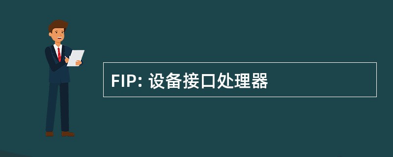 FIP: 设备接口处理器