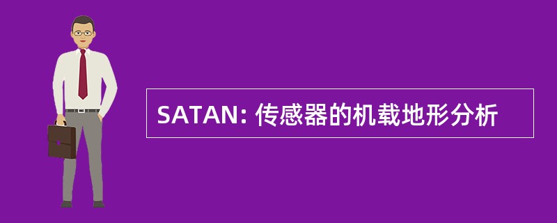 SATAN: 传感器的机载地形分析