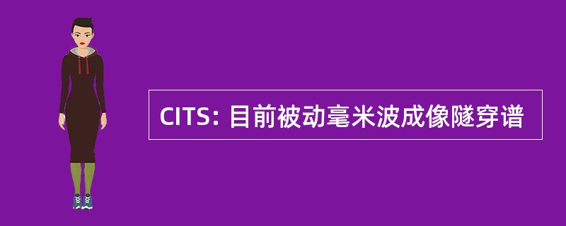 CITS: 目前被动毫米波成像隧穿谱