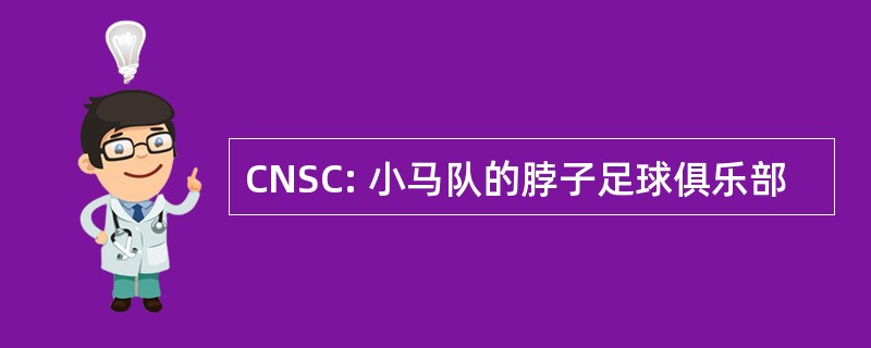 CNSC: 小马队的脖子足球俱乐部