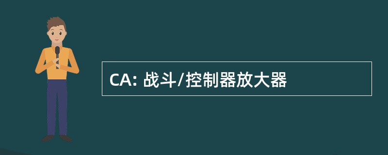 CA: 战斗/控制器放大器