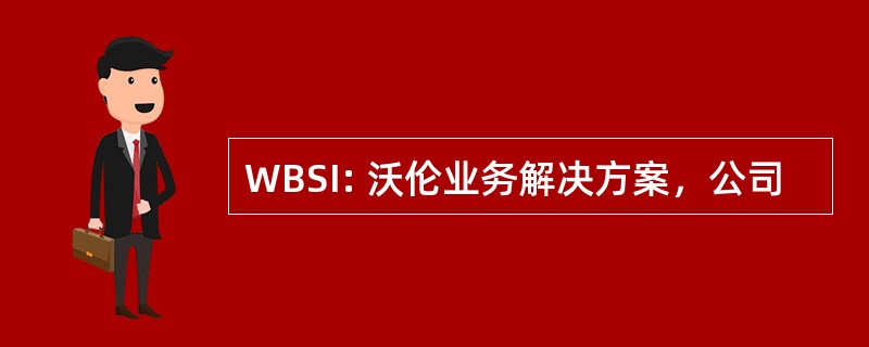 WBSI: 沃伦业务解决方案，公司