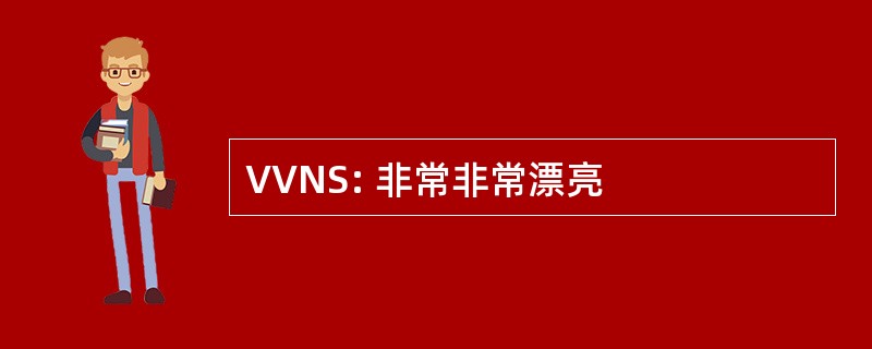 VVNS: 非常非常漂亮