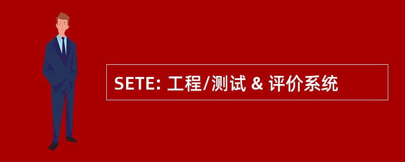 SETE: 工程/测试 & 评价系统