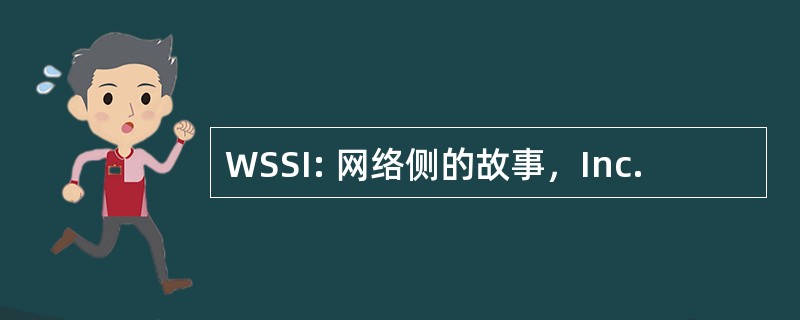 WSSI: 网络侧的故事，Inc.