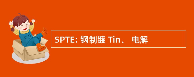 SPTE: 钢制镀 Tin、 电解