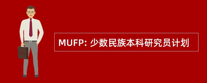 MUFP: 少数民族本科研究员计划