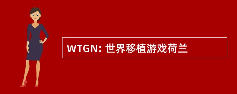 WTGN: 世界移植游戏荷兰