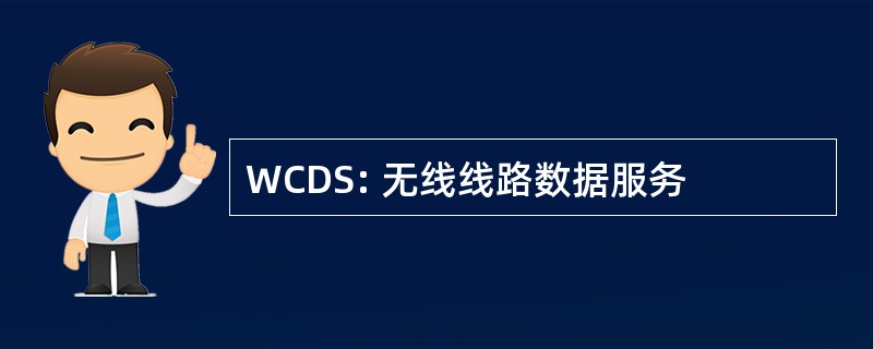 WCDS: 无线线路数据服务