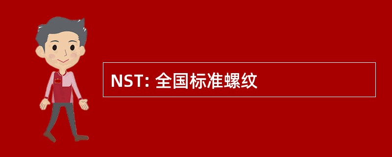 NST: 全国标准螺纹