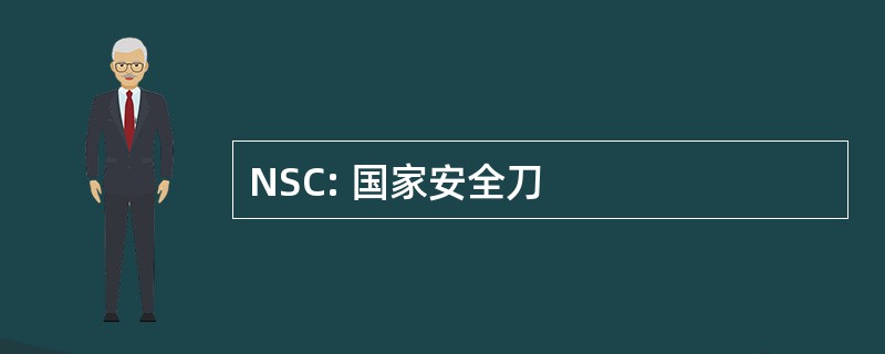 NSC: 国家安全刀