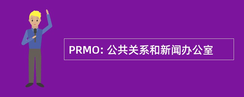 PRMO: 公共关系和新闻办公室