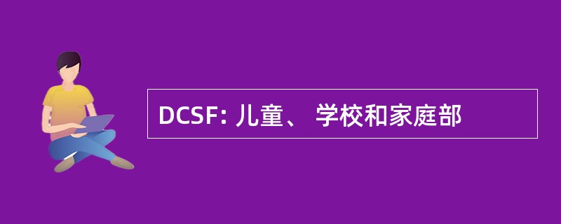 DCSF: 儿童、 学校和家庭部