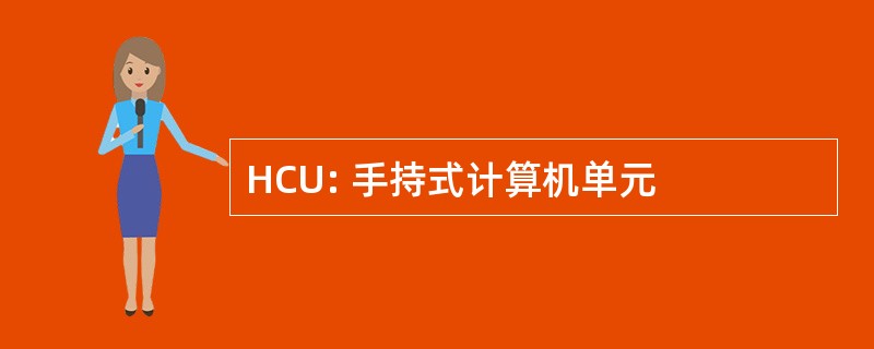 HCU: 手持式计算机单元