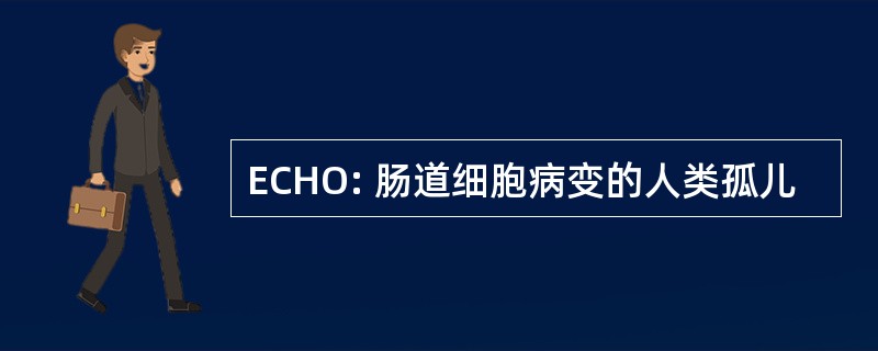 ECHO: 肠道细胞病变的人类孤儿