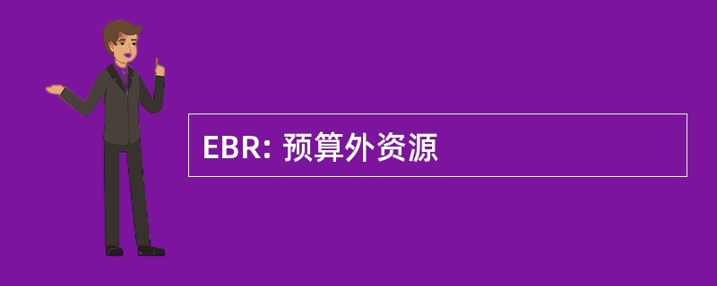 EBR: 预算外资源