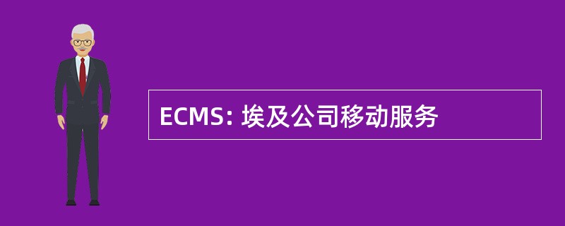 ECMS: 埃及公司移动服务