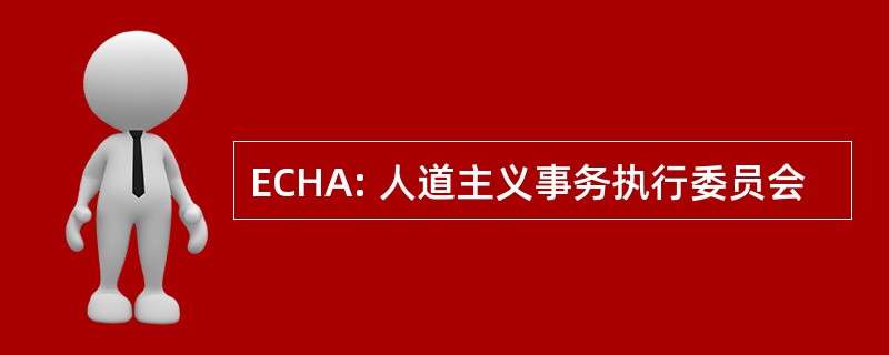 ECHA: 人道主义事务执行委员会