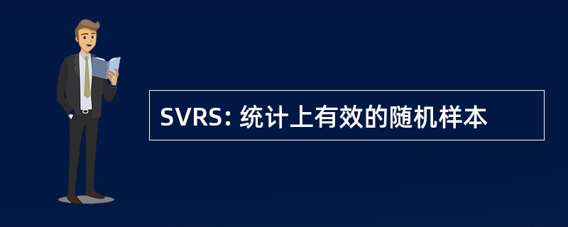 SVRS: 统计上有效的随机样本