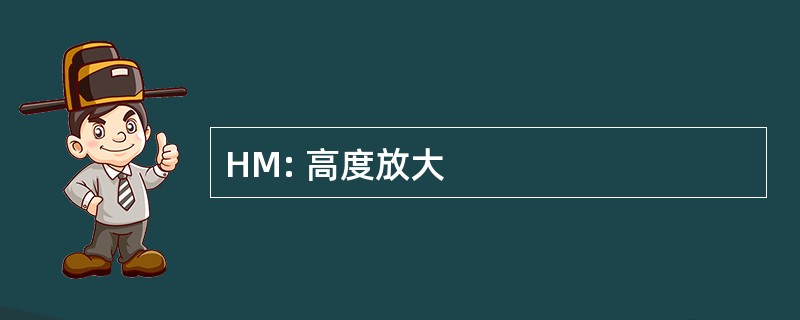 HM: 高度放大