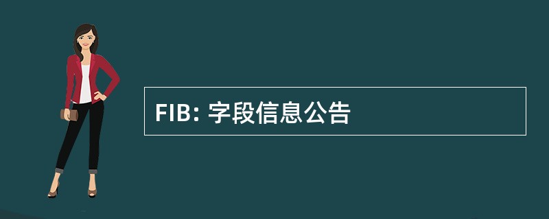 FIB: 字段信息公告