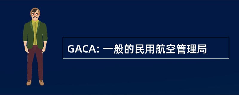 GACA: 一般的民用航空管理局