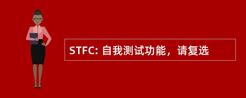 STFC: 自我测试功能，请复选