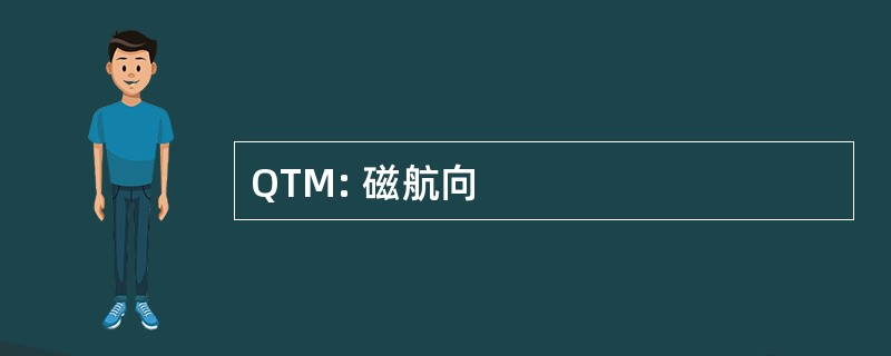 QTM: 磁航向