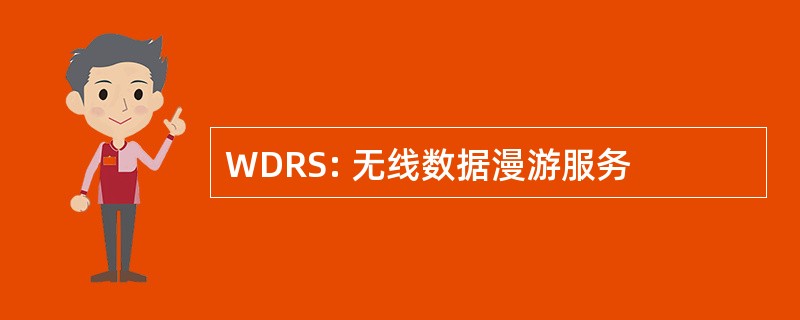 WDRS: 无线数据漫游服务