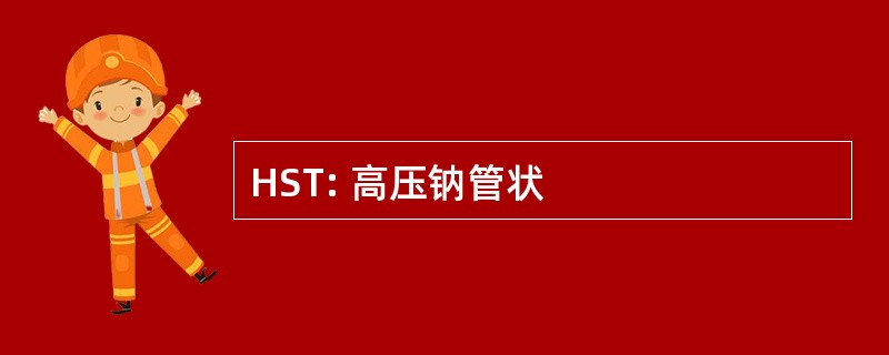 HST: 高压钠管状