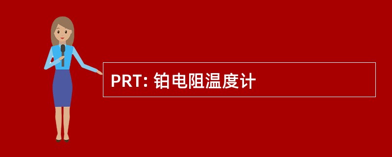 PRT: 铂电阻温度计