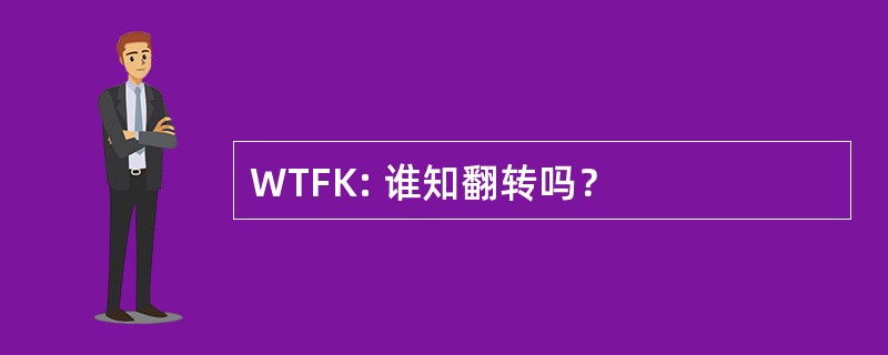 WTFK: 谁知翻转吗？