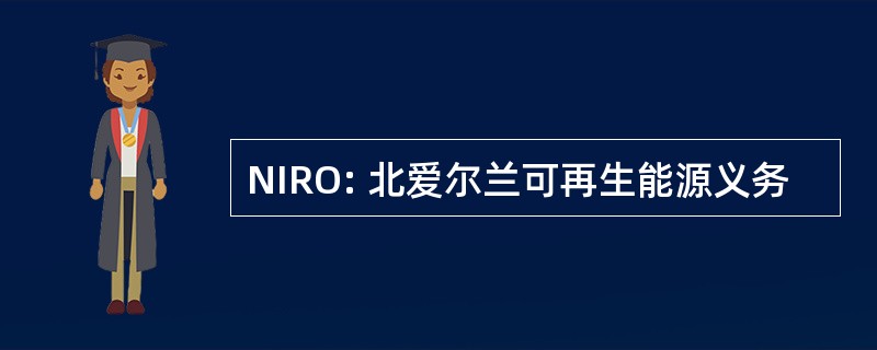 NIRO: 北爱尔兰可再生能源义务