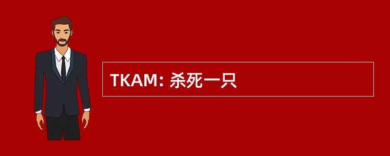 TKAM: 杀死一只