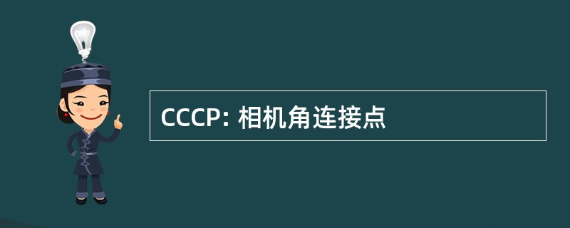 CCCP: 相机角连接点