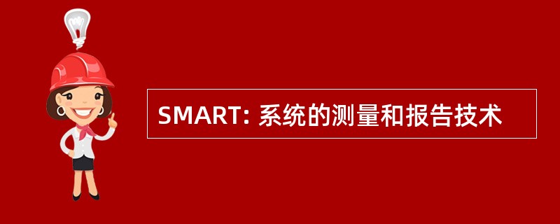 SMART: 系统的测量和报告技术