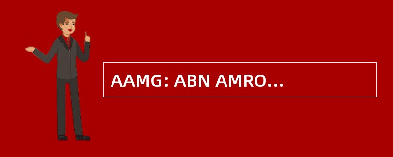 AAMG: ABN AMRO (阿姆斯特丹-鹿特丹) 抵押贷款集团股份有限公司