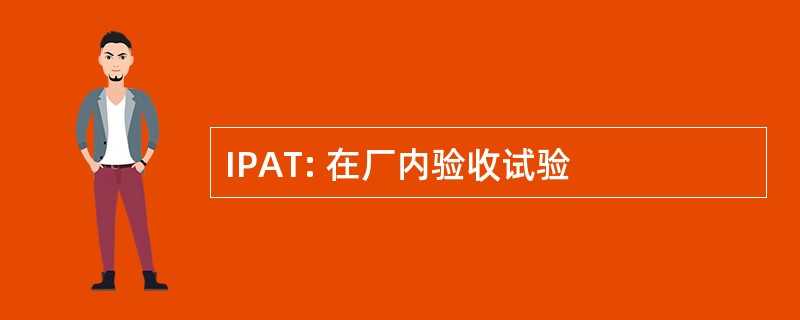 IPAT: 在厂内验收试验