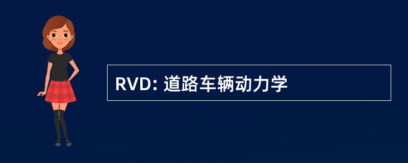 RVD: 道路车辆动力学