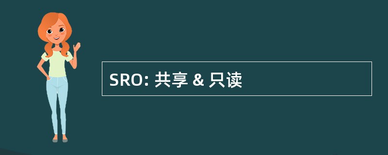 SRO: 共享 & 只读