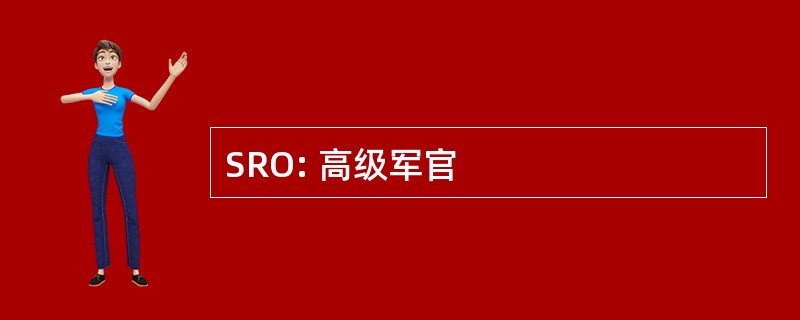 SRO: 高级军官