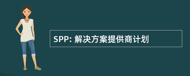 SPP: 解决方案提供商计划