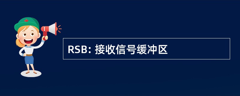 RSB: 接收信号缓冲区